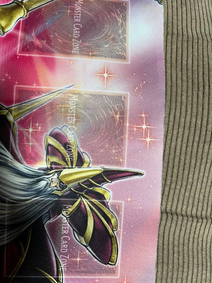 Yugioh official Odin playmat from Sneak Peek Collection with slight warping, model no. 1103