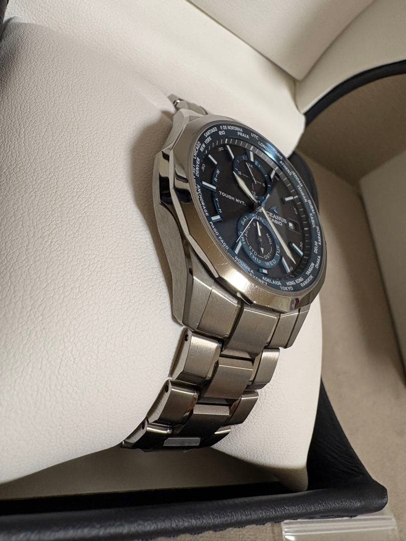 Casio Oceanus OCW-S2000 Quartz Watch with World Time Function