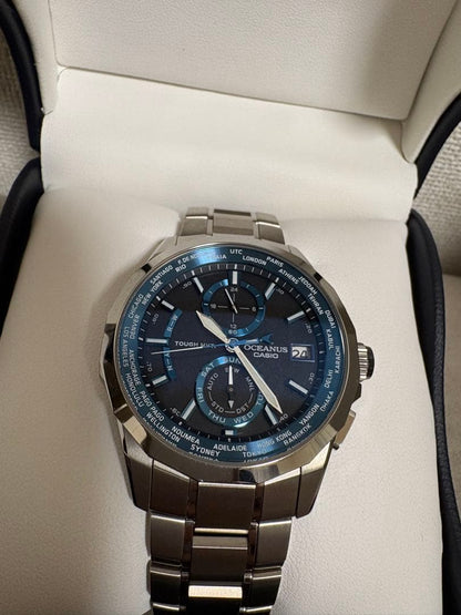 Casio Oceanus OCW-S2000 Quartz Watch with World Time Function