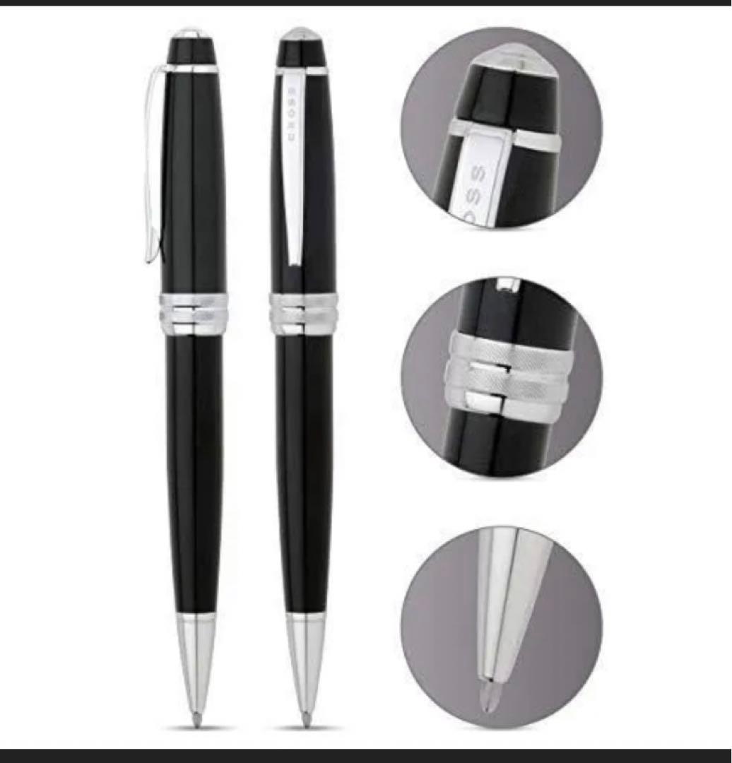 Cross Pen Black Model, Twist Mechanism, One-Color Ink, with Box