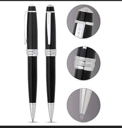 Cross Pen Black Model, Twist Mechanism, One-Color Ink, with Box
