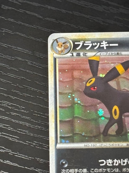Pokemon collectible card featuring Umbreon with HP80 from Rebirth of Legends series model 037/080