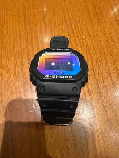 G-Shock Rainbow Color DW-5600SR-1JF Shock Resistant Waterproof Watch — Japan Import