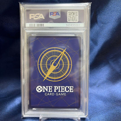 Monkey D. Luffy OP07-109 card graded PSA 9 Mint from ONE PIECE DAY 24 Japan import