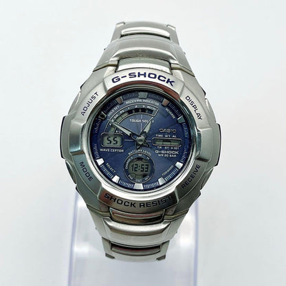 Casio G-Shock GW-1210J Module 3346 Solar Radio Watch Silver Navy Unisex