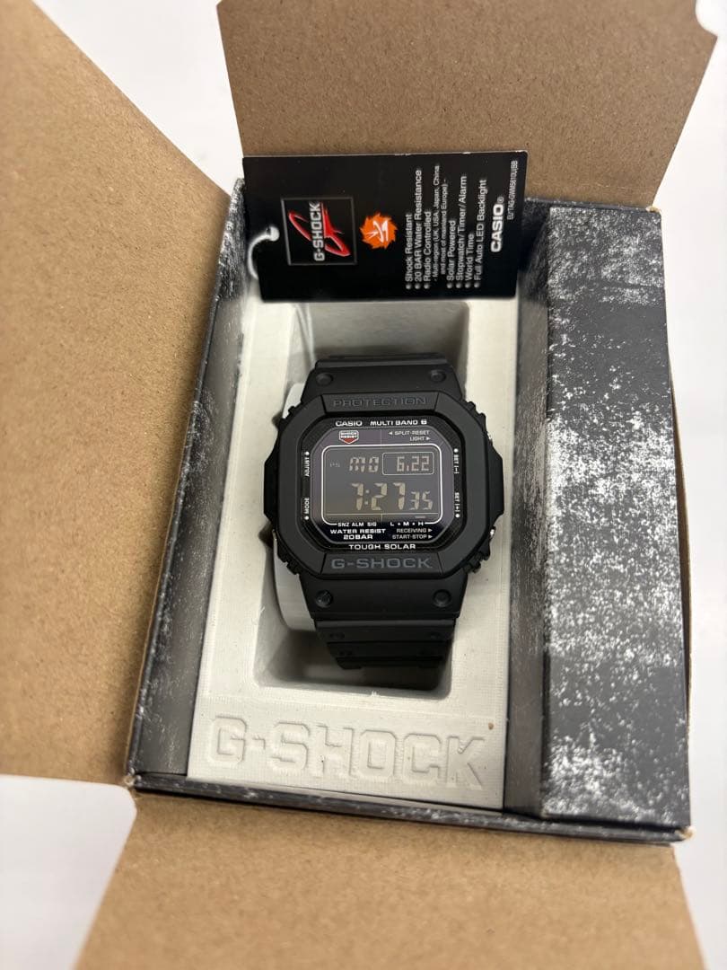 Casio G-Shock GW-M5610U-1B Radio-Controlled Solar Digital Watch - Japan Import