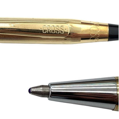 Cross Classic Century Ballpoint Pen 14K Gold Filled with Blue Ink — Japan Import