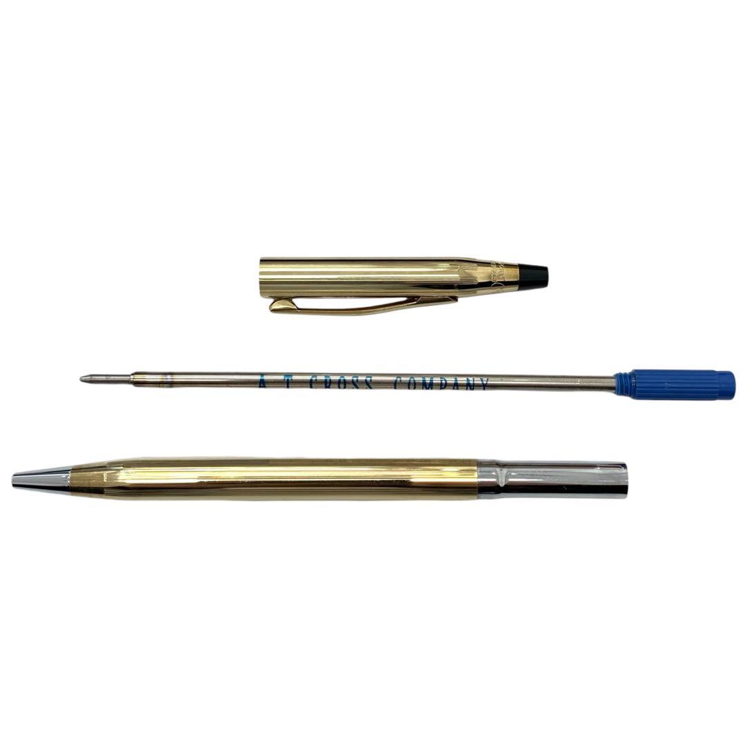 Cross Classic Century Ballpoint Pen 14K Gold Filled with Blue Ink — Japan Import