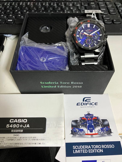 Casio Edifice Sculderia Toro Rosso Limited Edition Watch EFR-563TR-2A - Japan Import