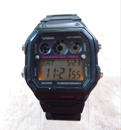 Casio AE-1300WH Digital Watch with Countdown Timer and Alarm — Japan Import