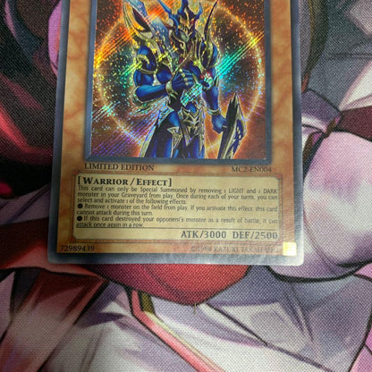 Cosmo Soldier Messenger of Creation English MC2-EN004 secret card in played condition with waterproof protection