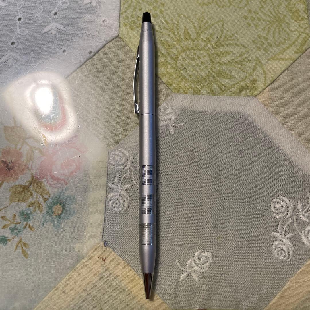 CROSS Century 0.7mm mechanical pencil with silver matte finish and geometric grip lines