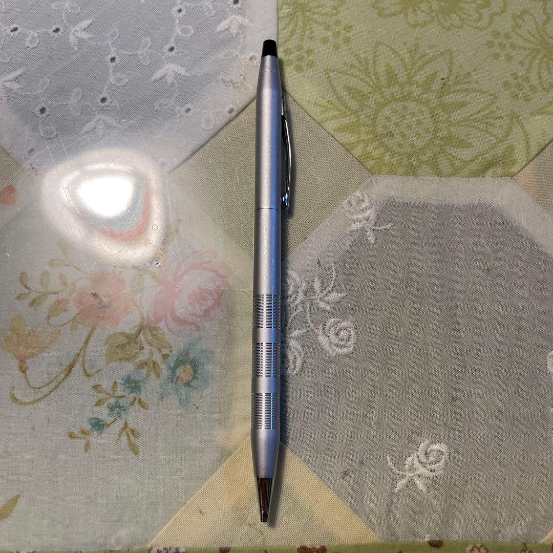 CROSS Century 0.7mm mechanical pencil with silver matte finish and geometric grip lines