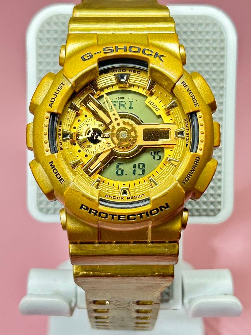 Casio G-Shock Analog Digital Gold Watch Replacement Battery Works