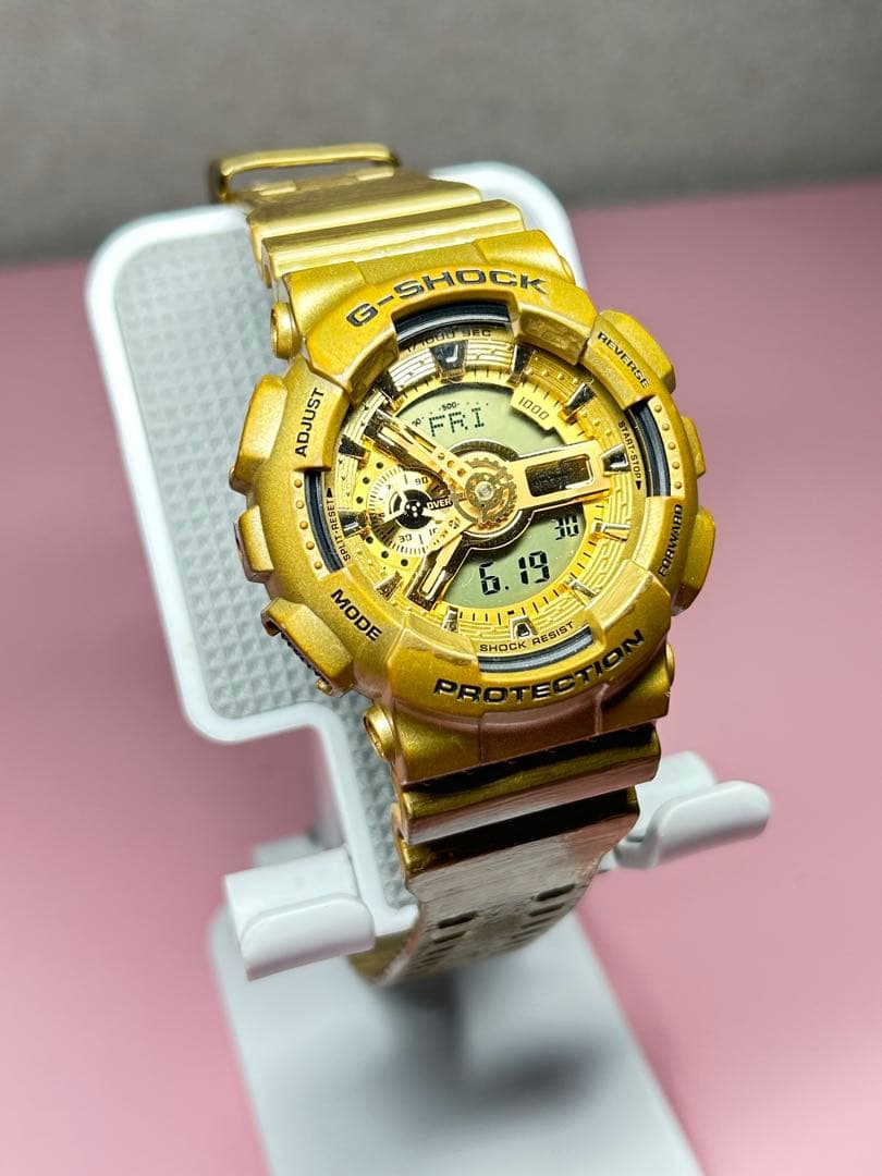 Casio G-Shock Analog Digital Gold Watch Replacement Battery Works