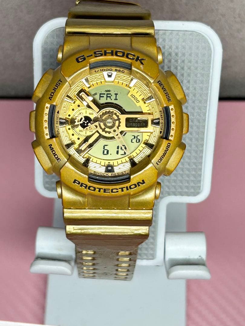 Casio G-Shock Analog Digital Gold Watch Replacement Battery Works