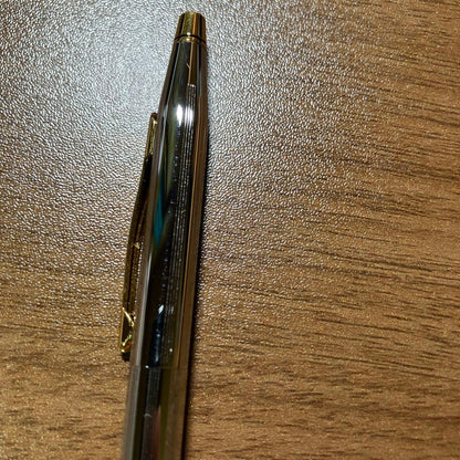 Cross Classic Century Twist Ballpoint Pen Gold and Silver Finish