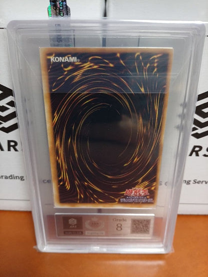 Yugioh Dark Knight Gaia Ultra Rare Card Set ARS8 trading card from Japan import on a white background