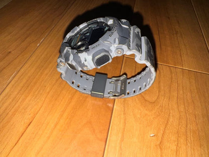 Casio G-Shock Digital Watch with Gray Camouflage Pattern — Japan Import
