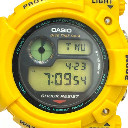 Casio G-Shock FROGMAN DW-6300-9 Model Rare Vintage Watch with Yellow and Gray Accents — Japan Import