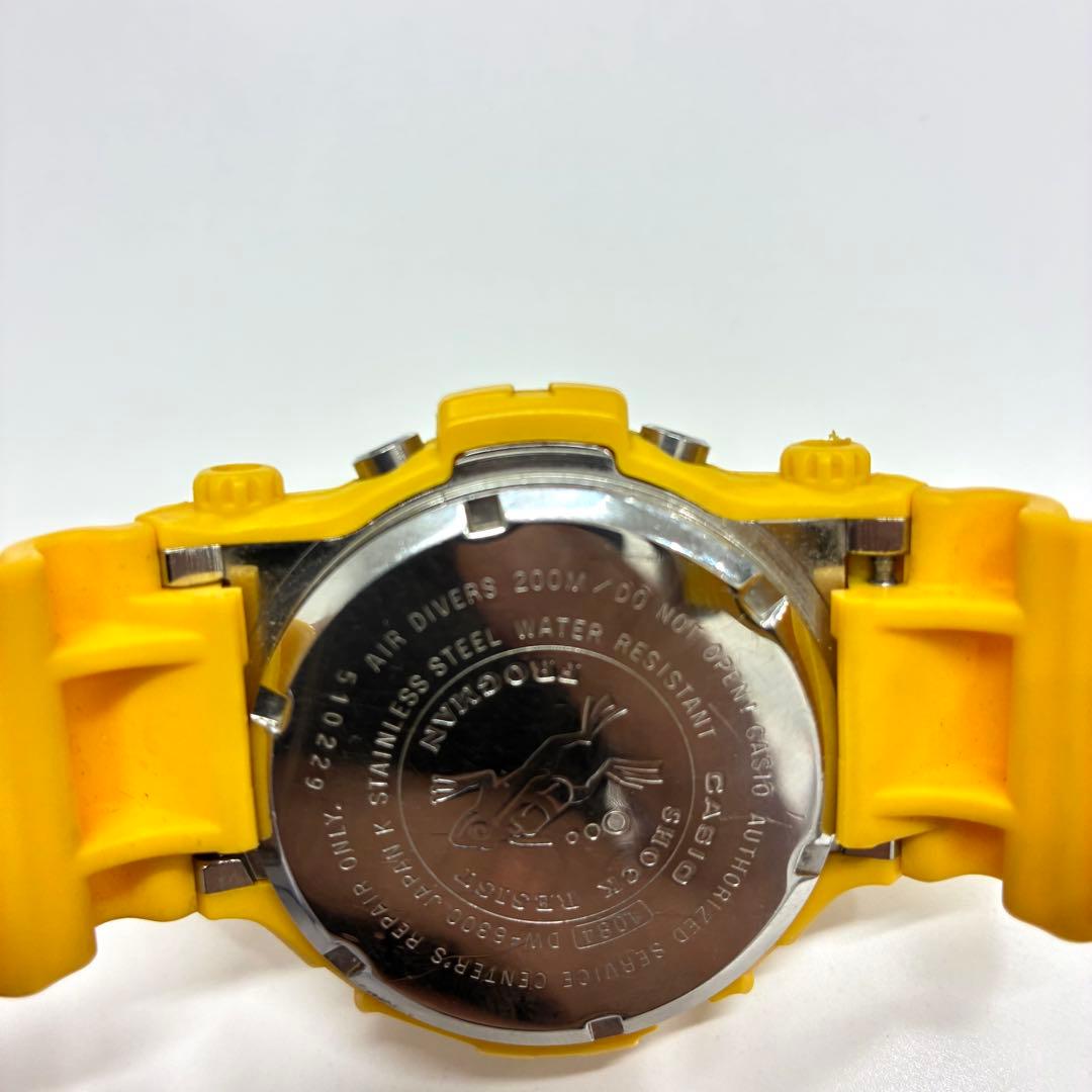 Casio G-Shock FROGMAN DW-6300-9 Model Rare Vintage Watch with Yellow and Gray Accents — Japan Import