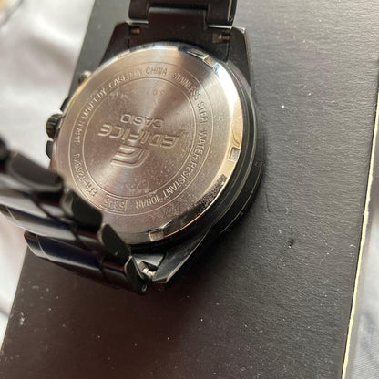 Casio Edifice Analog Quartz Watch Model CASIO with 10 ATM Water Resistance