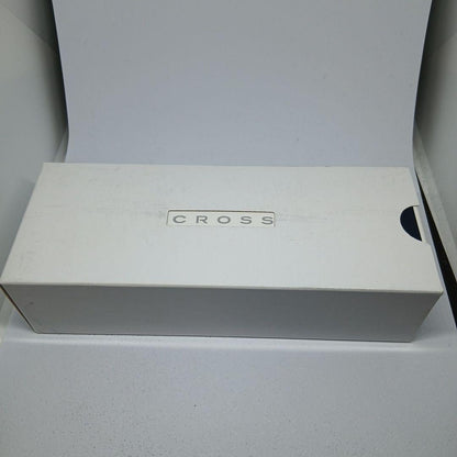 Cross Stripe Design Metal Silver Ballpoint Pen Without Refill