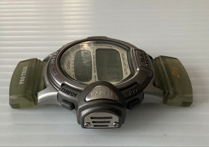 Casio Protrek Ley PRL-20 Nylon Band Watch with Green Beige Nylon Strap — Japan Import