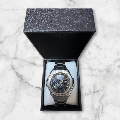 Casio G-Shock GST-W110D-1A9JF Solar Breitling Watch - Silver
