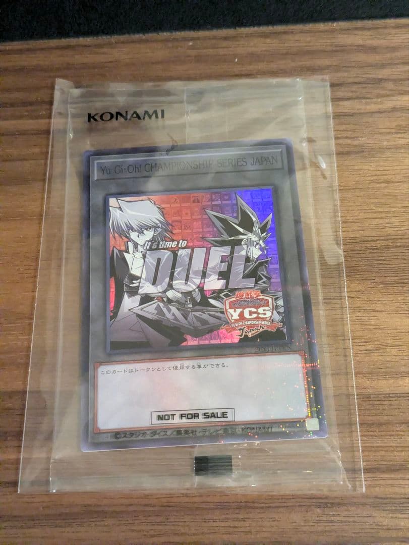Unopened Yugioh YCSJ Token from Japan import for play use