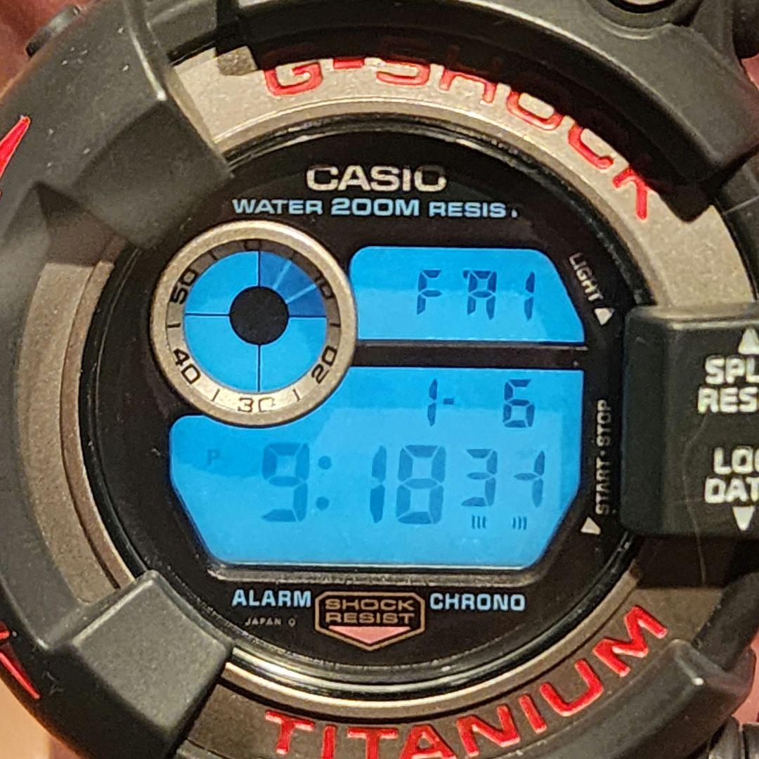 Casio G-Shock Frogman DW-8200 Watch Body Only Bezel and Strap Clean Liquid Crystal