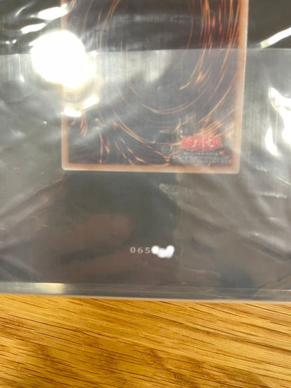 KONAMI Style Black Magician special stainless steel card in unopened box with stand