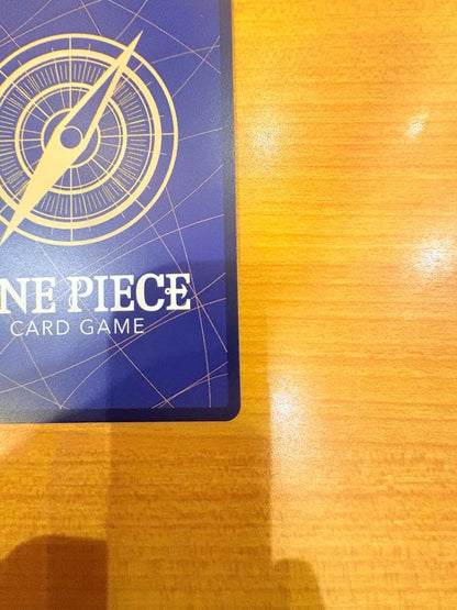 Sealed Portgas D. Ace rare SEC Series model OP07-119 collectible One Piece card in open sleeve