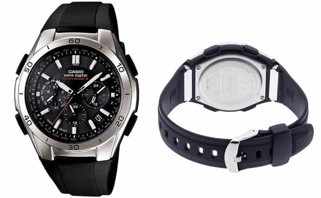 Casio Radio-Controlled Solar Watch Black Japan Import