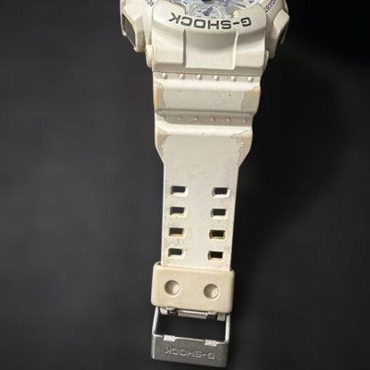 Casio G-Shock GA-100A Model White Shockproof Quartz Watch — Japan Import