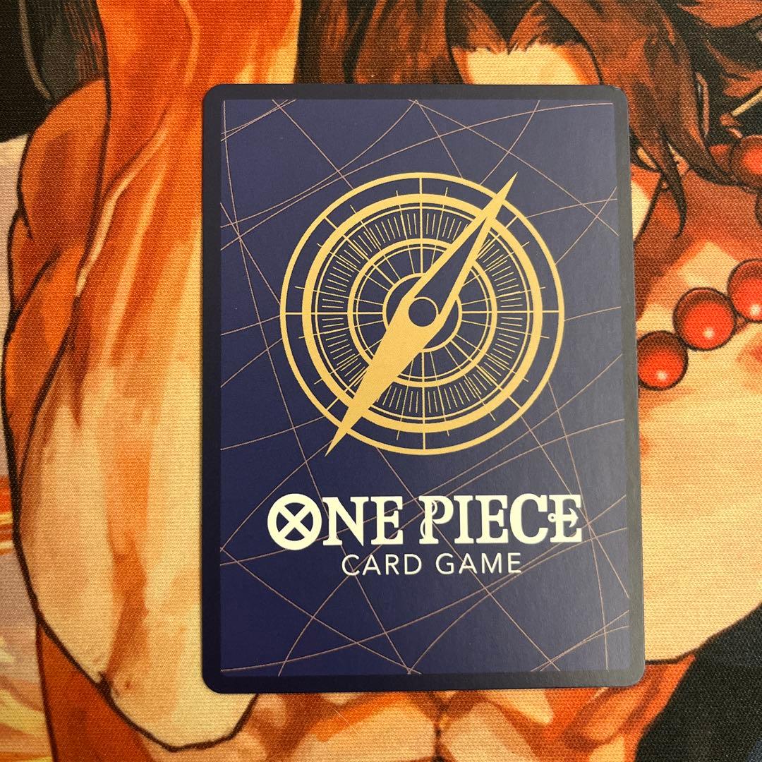One Piece Energy SP trading card from the Energy series, Japan import, displayed in protective sleeve