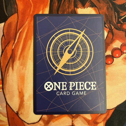 One Piece Energy SP trading card from the Energy series, Japan import, displayed in protective sleeve