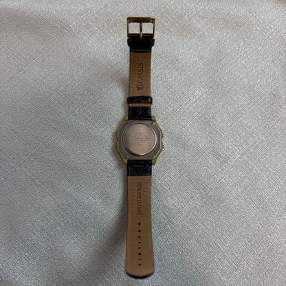 Casio Deuxieme Classe Custom Croco Embossed Leather Watch Strap — Japan Import