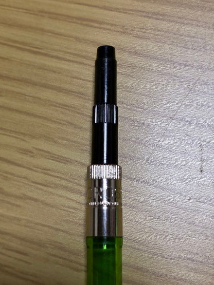 Cross Century II Black Lacquer Fountain Pen - Silver Nib F Model — Japan Import