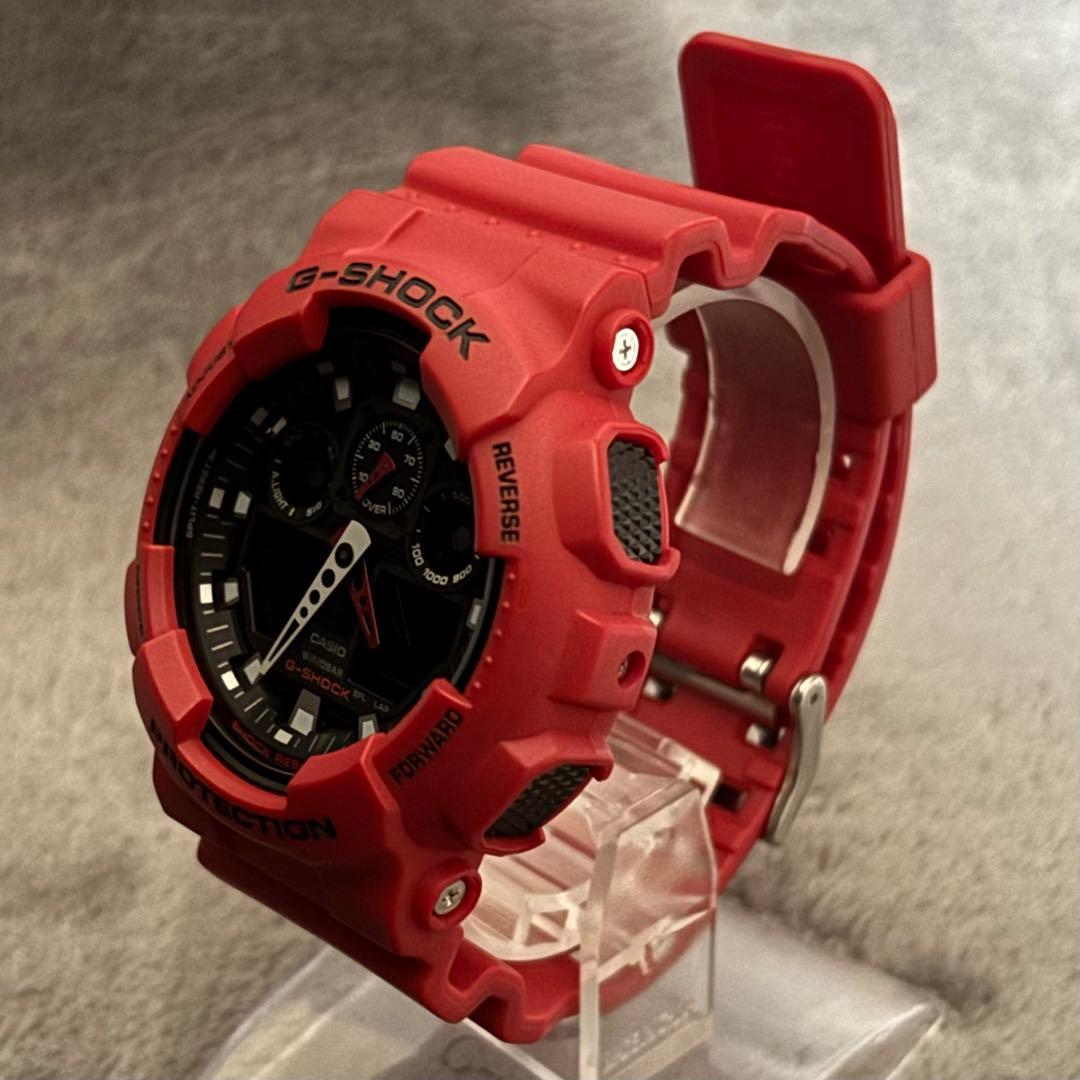 Casio G-Shock GA-100B-4AJF Watch with Analog Digital Display — Japan Import