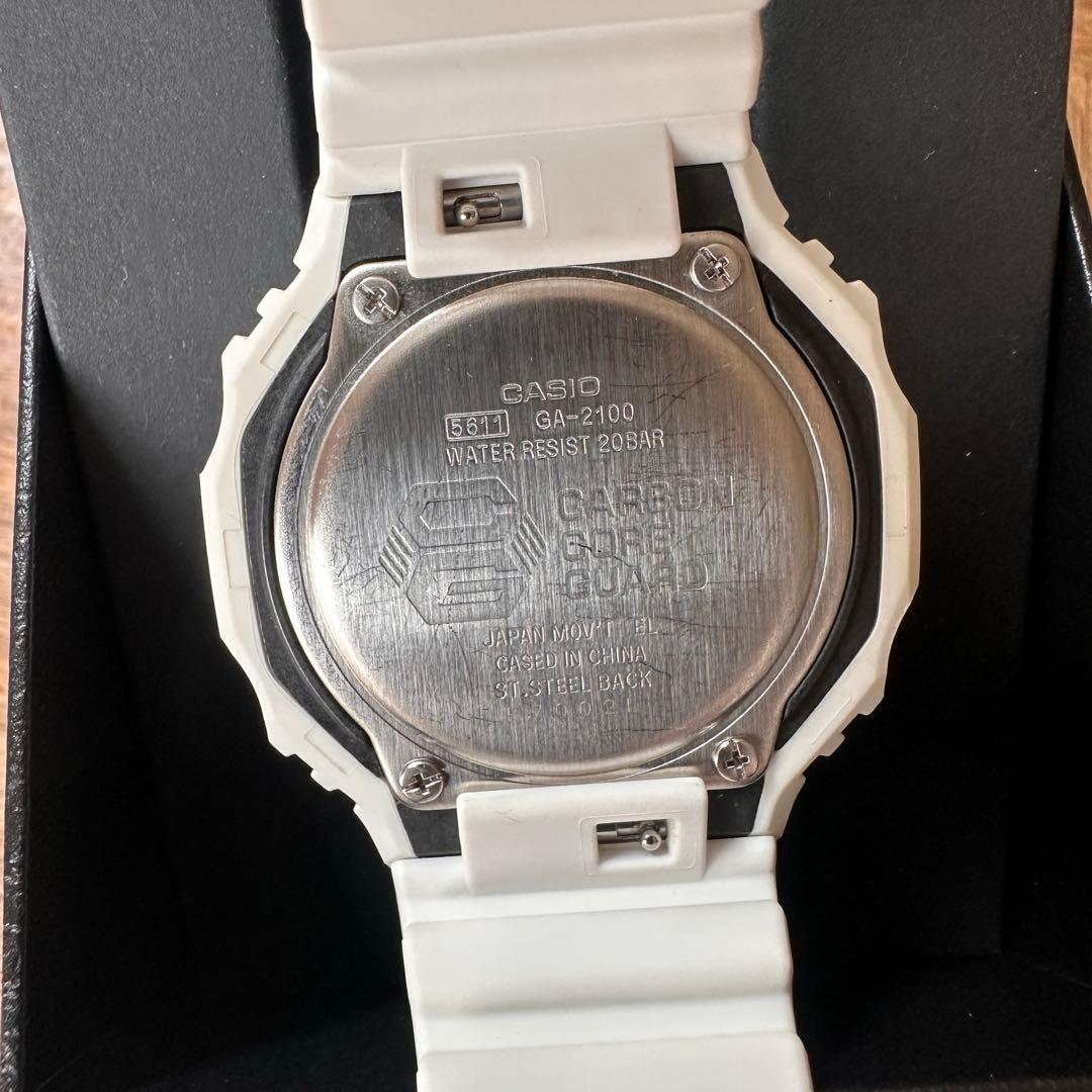 Casio G-Shock GA-2100-7AJF Octagonal Case Model White