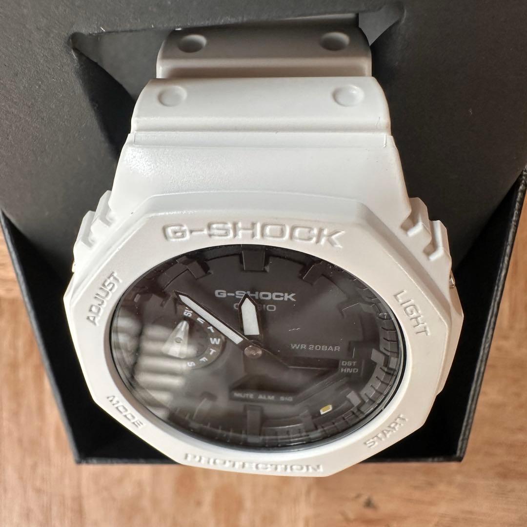 Casio G-Shock GA-2100-7AJF Octagonal Case Model White