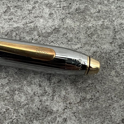 Cross Twist Ballpoint Pen Townsent Vintage Silver
