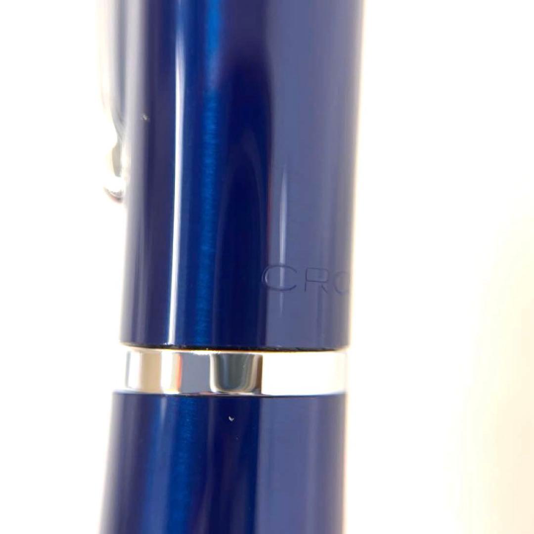 Cross ATX Series Ballpoint Pen with Translucent Blue Lacquer — Japan Import