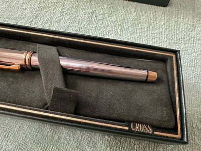 Cross Vintage Fountain Pen Silver with Dedicated Case