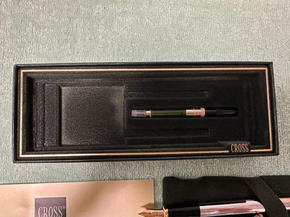 Cross Vintage Fountain Pen Silver with Dedicated Case