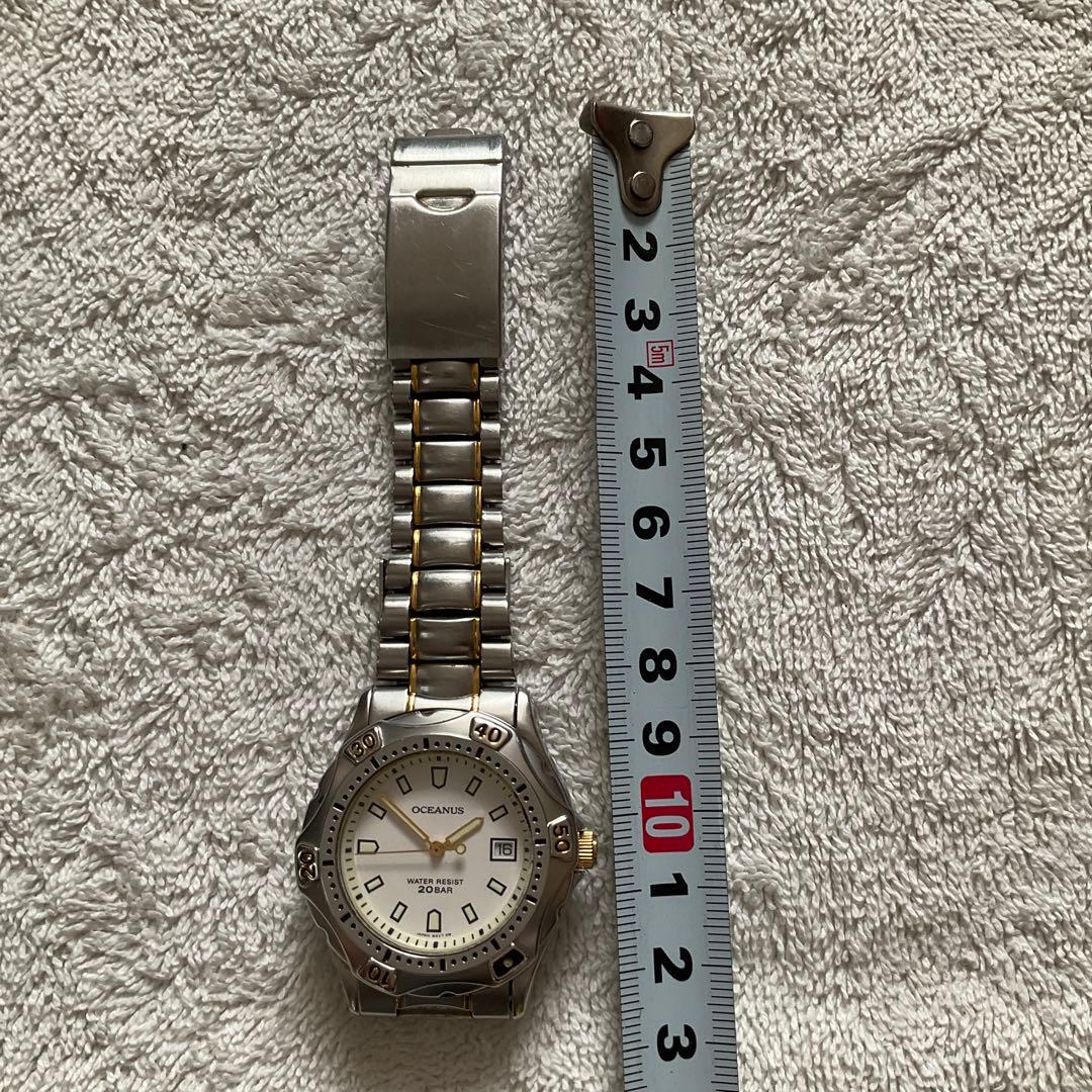 Casio Oceanus 708 0C-700 Analog Wristwatch with White Dial — Japan Import