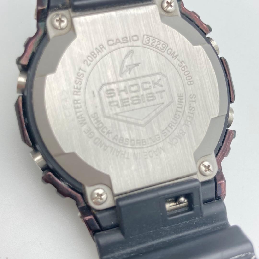 Casio G-Shock GM5600B Watch with Black Resin Strap and Shock Resistance — Japan Import