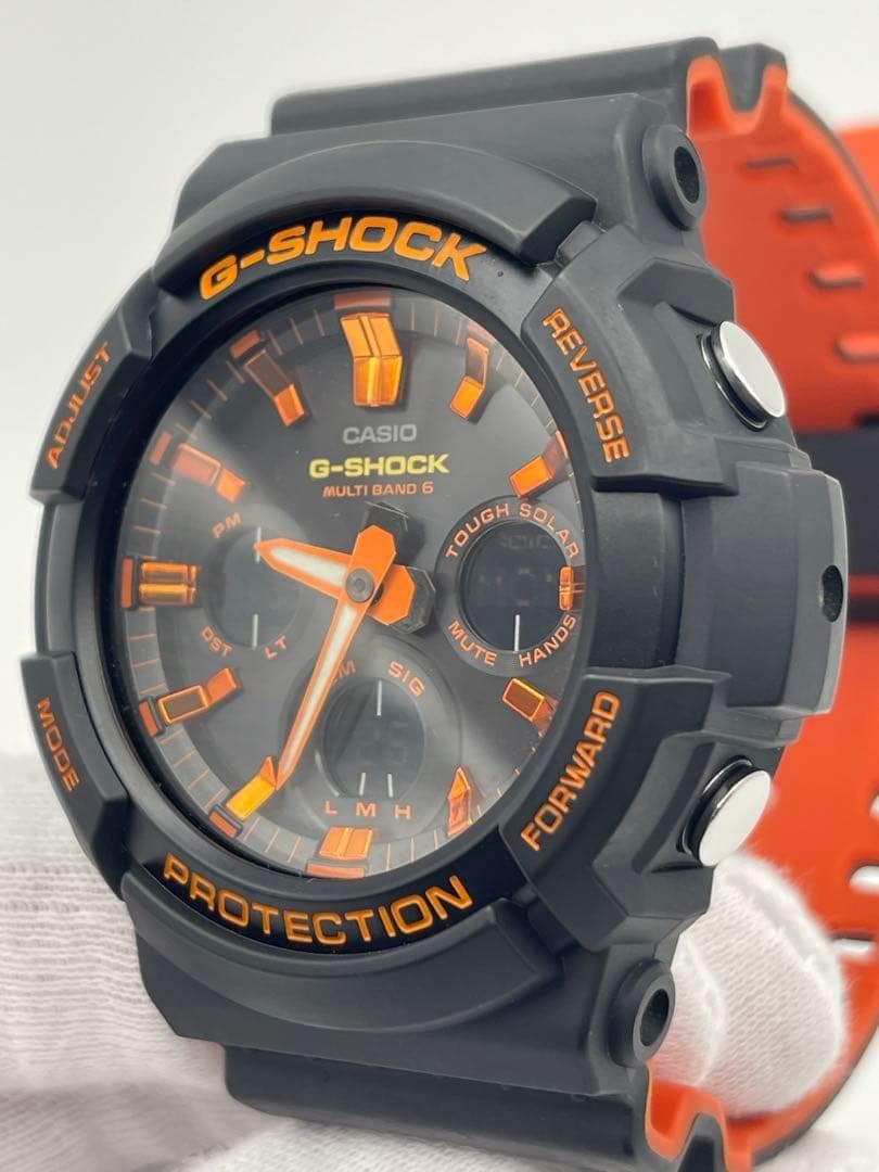 Casio G-Shock GAW-100BR-1AJF Orange Black Digital Quartz Watch — Japan Import
