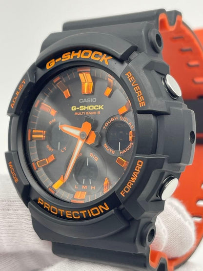 Casio G-Shock GAW-100BR-1AJF Orange Black Digital Quartz Watch — Japan Import